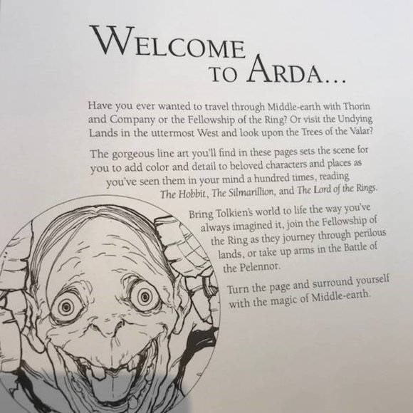 Tolkien's World Colouring Book - Picture 3 of 6